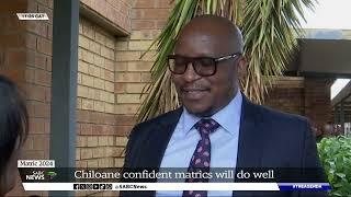 Matric Exams  Gauteng MEC for Education Matome Chiloane confident matrics will do well [upl. by Archibold268]