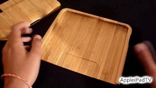 Wood iPad Case amp Stand Review by FelTu [upl. by Gilda]