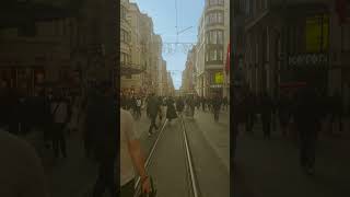 Istiklal Caddesi Taksim Beyoglu Istanbul travel turkey istanbul 🇹🇷✈️ [upl. by Eugeniusz]