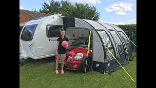 Set Up amp Review of the Prima 390 Deluxe Pump Up Air Awning [upl. by Mungam]