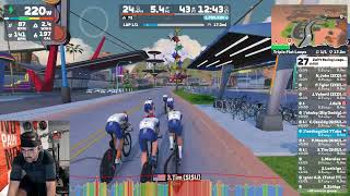 Zwift racing league ZRL TTT Open Americas Central Div 1 C on triple flat loops [upl. by Milas]