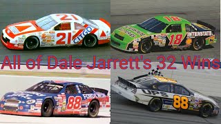 All of Dale Jarretts 32 Wins [upl. by Zetnod957]