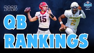 Ranking 2025 NFL Draft Quaterbacks [upl. by Ahsiel37]