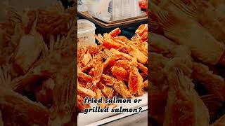 i smell something fishy shortvideo salmon fried grilled [upl. by Schenck]