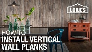 How To Install Laminate Planks Vertically On A Wall [upl. by Caresa396]