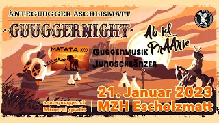 Escholzmatt Fasnacht 2023 Jungschränzer Auftritt Mehrzweckhalle beim Guggertreffen der Änteguugger [upl. by Eiralav279]