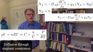 Diffusion through stagnant component [upl. by Carola]