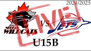 U15B Wildcats vs Bancroft Jets  North Bay Tournament 2024 [upl. by Muna]