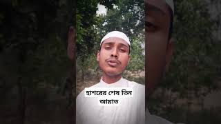 হাশরের শেষ তিন আয়াত। [upl. by Cortney]