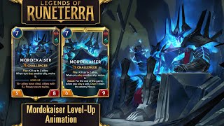 Legends of Runeterra  Mordekaiser LevelUp Animation [upl. by Adilen434]