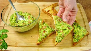 So eine leckere Avocado hast du noch nie gegessen Vorspeisen Rezept in 10 Minuten Frühstück [upl. by Adnuahsar]