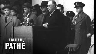 Roosevelt Speaks On Armistice Day Aka Fdr Speech About French Soldiers Joining Allies 1942 [upl. by Yleoj]