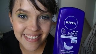 Nivea Crema BAJO LA DUCHA Reseña  MakeupByNanas [upl. by Novonod657]