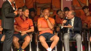 PINZOLO PRESENTAZIONE SQUADRA Duetto Totti Baldissoni [upl. by Lamraj]