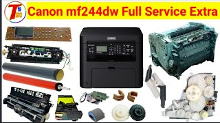 Canon mf244dw Teflon and Laser Scanner full service  How to repair Canon mf244dw printer all pro [upl. by Tailor]