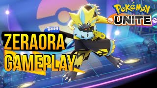 ZERAORA GAMEPLAY⚡ Pokémon Unite Gameplay [upl. by Carmita]