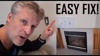 EASY Fix Gas Fireplace Not Starting [upl. by Hsetih]