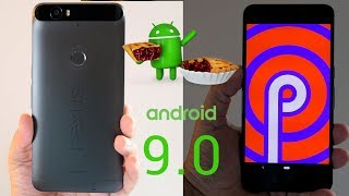 Google Nexus 6P running official Android 90 Pie ROM [upl. by Atisusej]