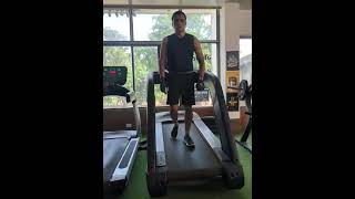 Retrograde ambulation on inclined treadmill One must try 🙏 [upl. by Hui]