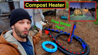 HOW TO  COMPOST HEATING ORIGINS  Beginning This Years JEAN PAIN COMPOST HEATING SYSTEM  Free Heat [upl. by Pfosi161]