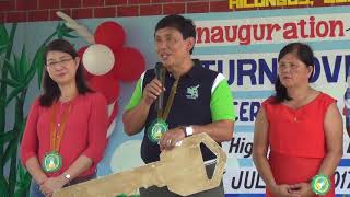 BlessingInauguration and TurnOver Ceremony of Senior High School Building [upl. by Estas]