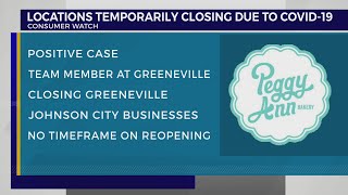 Peggy Ann Bakery closes both locations due to employee testing positive for novel coronavirus [upl. by Htebi776]