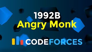 1992B  Angry Monk  Codeforces Round 957 Div 3  Math  Sorting  Codeatic [upl. by Tichonn]