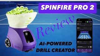 Spinfire Pro 2 Tennis Ball Machine REVIEW➡️AIPowered DrillsSpinfiresport TenniswarehouseAu [upl. by Arebma]