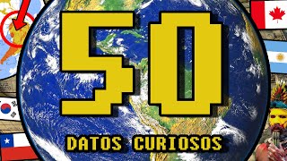 50 DATOS CURIOSOS DEL MUNDO Geografía [upl. by Inek]