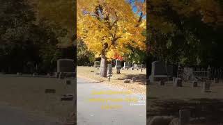 South Glens Falls cemetery South Glens Falls NY historic great October weather ghosthunting ghost [upl. by Aelhsa]