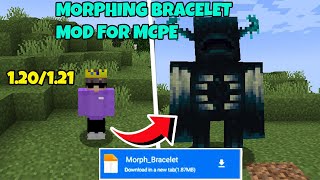 MORPHING BRACELET MOD FOR MCPE 120121 🔥 MORPH MOD MCPE detronicgamer [upl. by Eneryt]