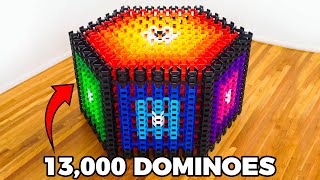 World Record Domino Structure Gets DEMOLISHED [upl. by Iam]