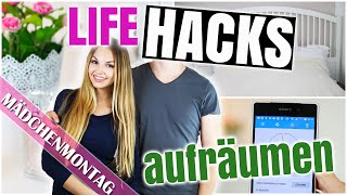 ZIMMER AUFRÄUMEN 15 LIFE HACKS damit dein Zimmer ORDENTLICH ist  bleibt  MädchenMontag [upl. by Nicky920]