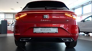 Seat Leon FR 2020  Matrix LED lights dynamic indicators amp crazy AMBIENT lights demonstration [upl. by Jerome]