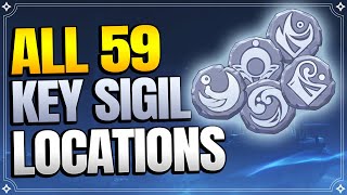 ALL 59 Key Sigil Locations  Enkonomiya 【Genshin Impact】 [upl. by Alliehs]