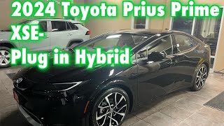 New 2024 Toyota Prius Prime XSE Plug In Hybrid walk around [upl. by Eidualc]