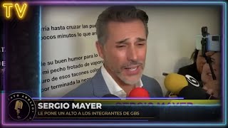 ¡Sergio Mayer AMENAZA con EXHIBIR videos de Garibaldi si siguen hablando de él [upl. by Boys389]