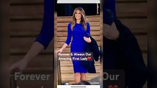 Melania Trump Always amp forever First Lady shorts melania trump firstlady donaltrump fashion [upl. by Alurd]