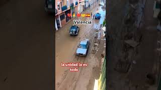 la unidad lo es todo 😭🙏💔✌️ valencia espana flood [upl. by Kola896]