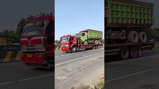 Truk Tronton Fuso Towing Dump Truck Hino Gas Poll towing truck truk fyp [upl. by Worthington418]