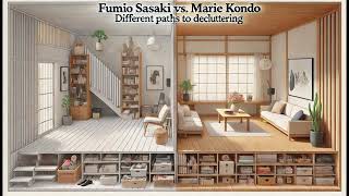 Fumio Sasaki vs Marie Kondo Different Paths to Decluttering [upl. by Rekcut]