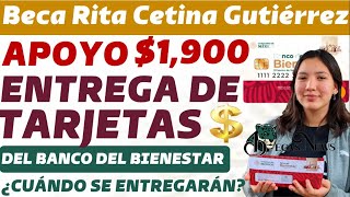 Beca Rita Cetina Dispersión de tarjetas del Bienestar ¿Cuándo se entregarán [upl. by Quartet350]