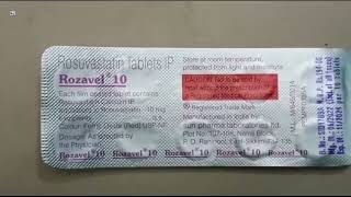 Rozavel 10 Tablet  Rozavel Tablets  Rosuvastatin Tablets  Rozavel 10mg Tablet Uses Side effects [upl. by Airdnaxila]