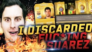 I FCKING DISCARDED SUAREZ FIFA 15 PACK OPENING [upl. by Claybourne]