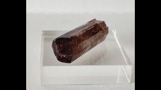 Tourmaline crystal with natural termination 2 [upl. by Nemhauser]