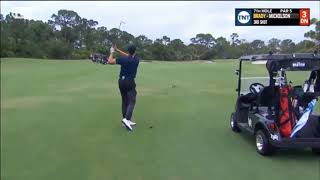 Tom Brady Incredible Golf Shot  Tiger woods vs Phil Mickelson  Tom Brady Golf shot [upl. by Chubb]