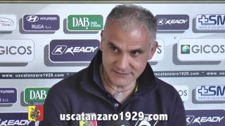 Mister Erra parla prima del derby contro la Vibonese [upl. by Eiramnna]