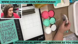 Chalk Couture Chalking 101 begin with the basics [upl. by Sharleen]