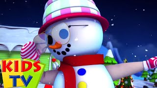 Noel kardan adam  Noel kreş tekerlemeleri  Kids TV Türkçe  çocuklar tekerlemeler [upl. by Minsat]