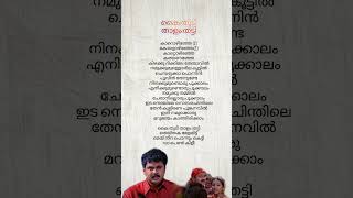 Kai Thudi Thalam Song lyrics  Kalyanaraman  subscribe ytshorts trending malayalamsonglyrics [upl. by Stephania]